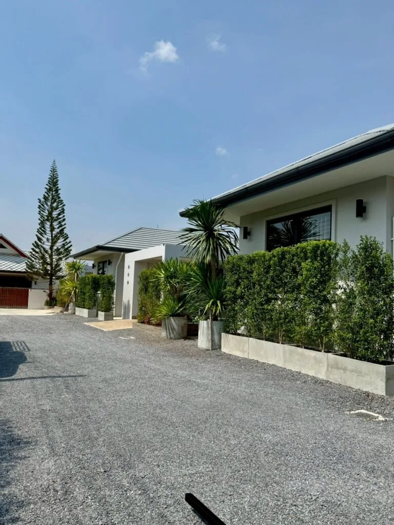 Exterior of a Gran House Vacation private pool villa in Hua Hin