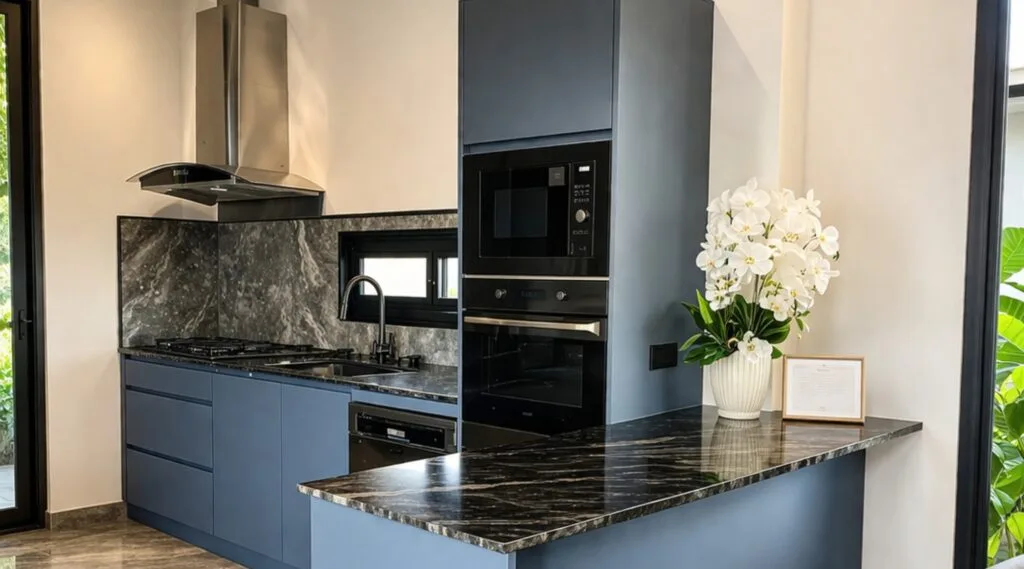 Fully equipped kitchen in a Gran House Vacation villa in Hua Hin